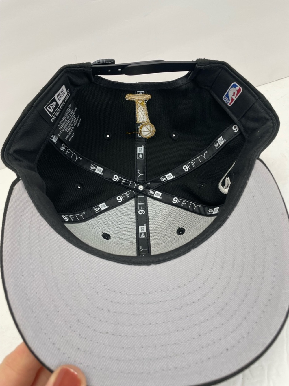 NEW ERA Denver Nuggets 22-23 Championship Snapback Hat NBA Black Playoffs - Picture 4 of 5